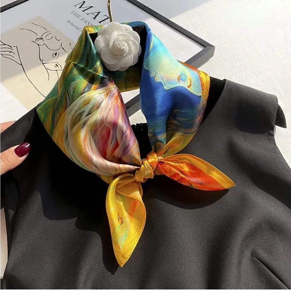 Mother Nature Mulberry Silk Neck Scarf